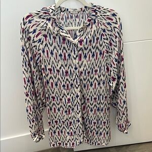 Isabel marant étoile Patterned Women's blouse blue and pink